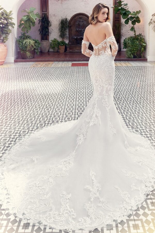 Kenneth Winston Wedding Dress Style No. 1936LS - Image 2