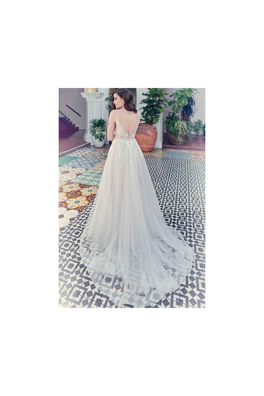 Ella Rosa Wedding Dress Style No. BE571 - Image 2