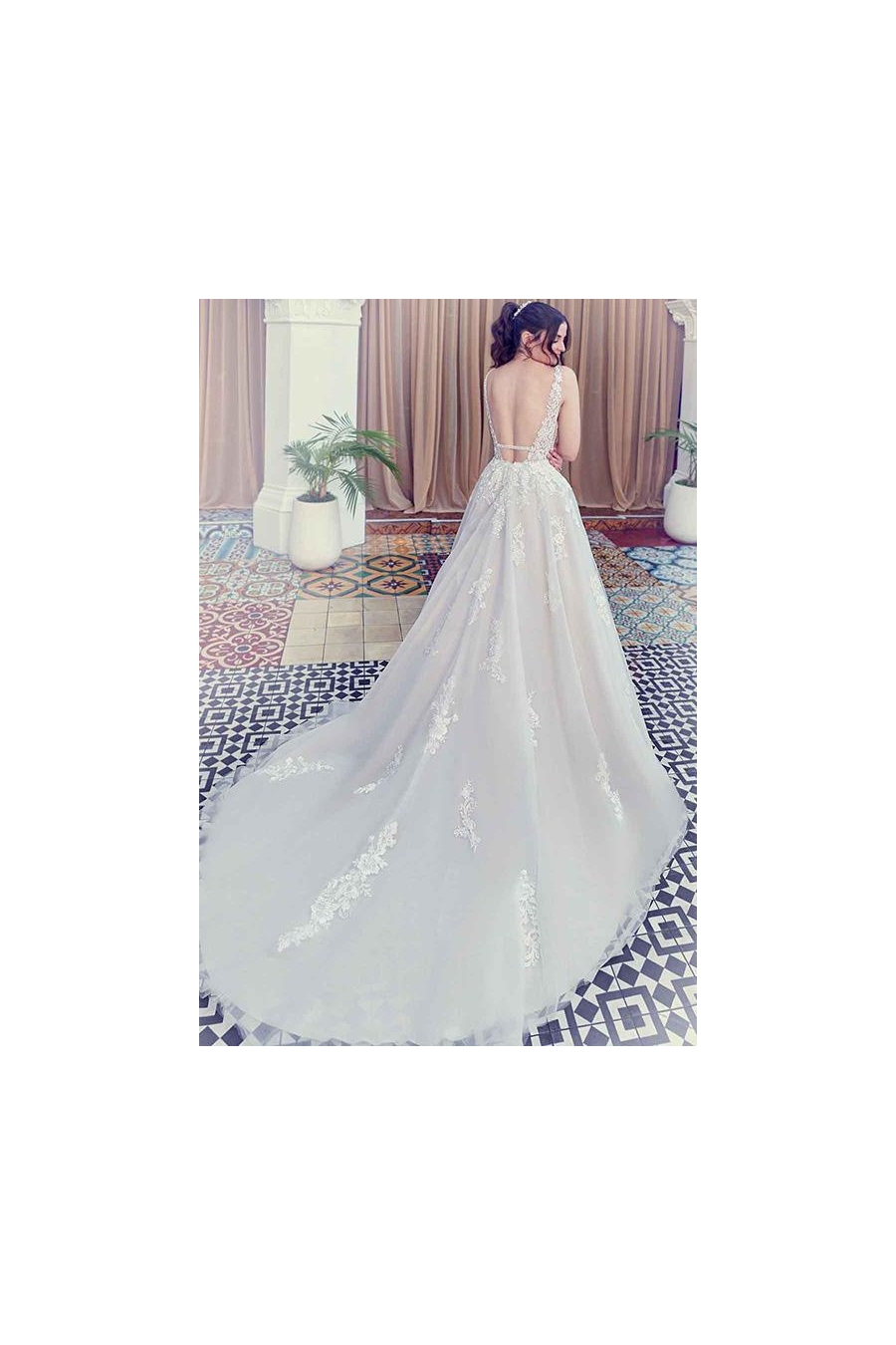 Ella Rosa Wedding Dress Style No. BE602 - Image 2
