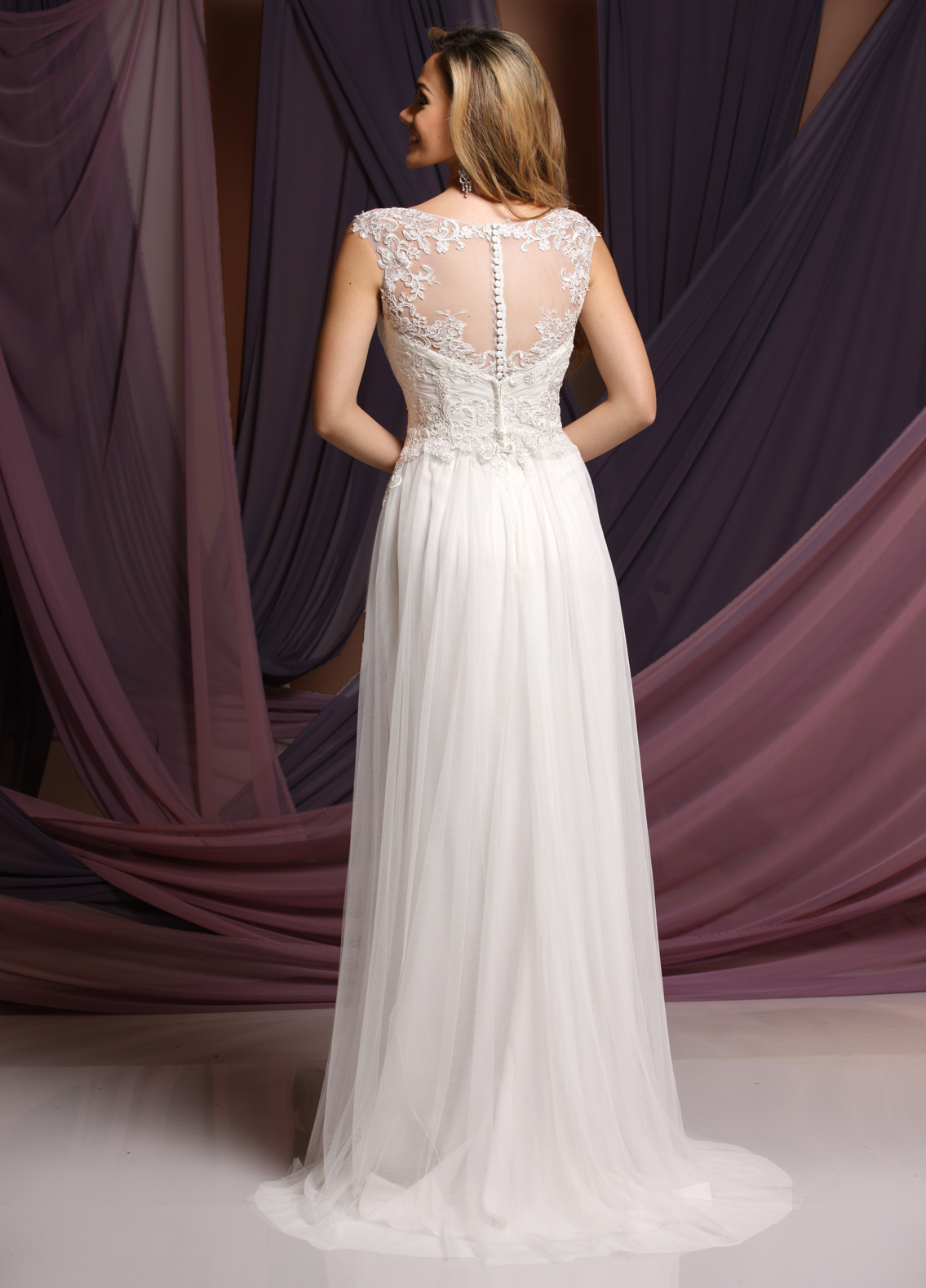 DaVinci Informals Wedding Dress Style No. F7034 - Image 2