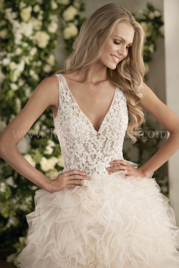 Jasmine Couture Wedding Dress Style No. T202015 - Image 3