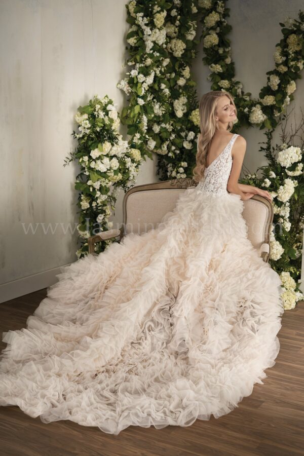 Jasmine Couture Wedding Dress Style No. T202015 - Image 2
