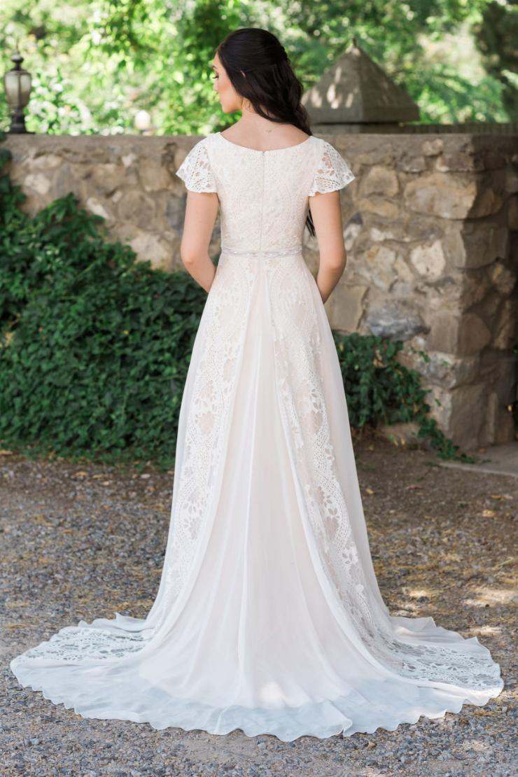 Modest Mon Cheri Wedding Dress Style No. TR11985 - Image 3