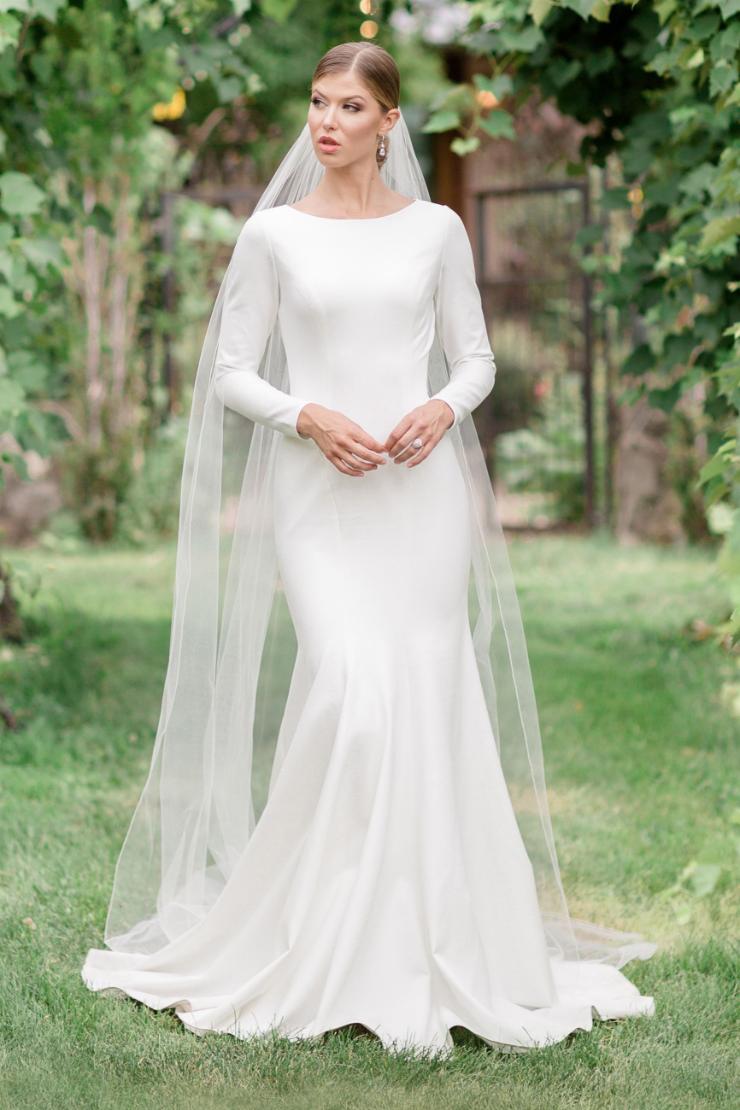 Modest Mon Cheri Wedding Dress Style No. TR11988 - Image 2