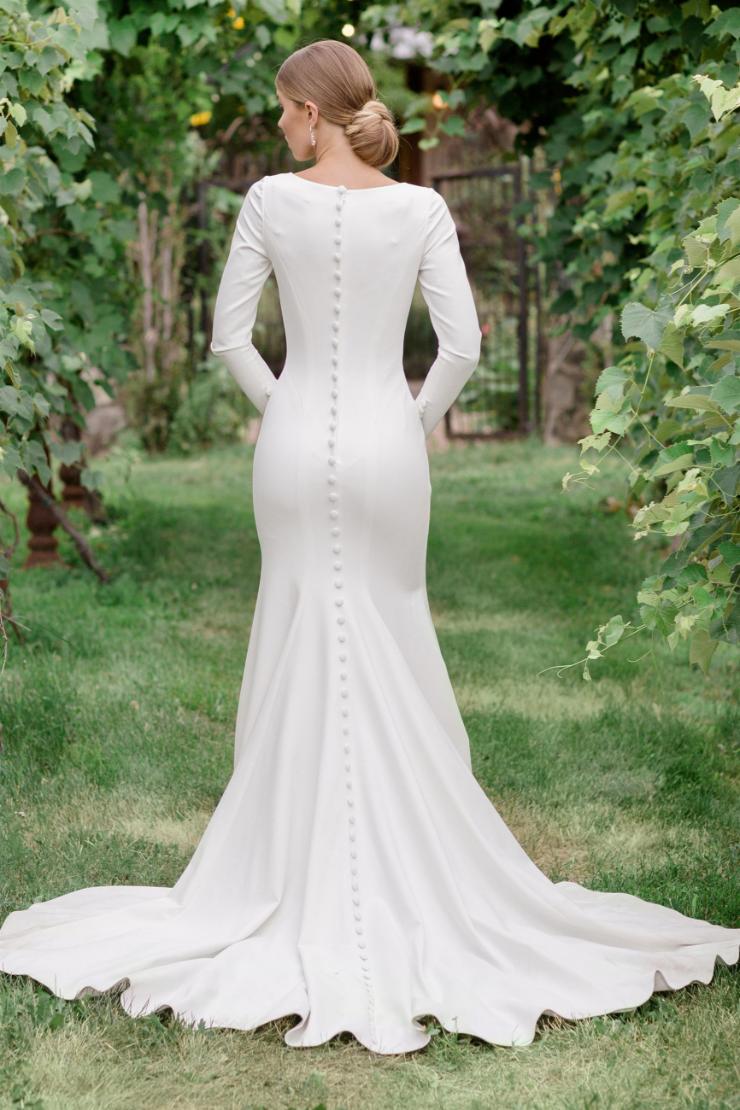 Modest Mon Cheri Wedding Dress Style No. TR11988 - Image 3