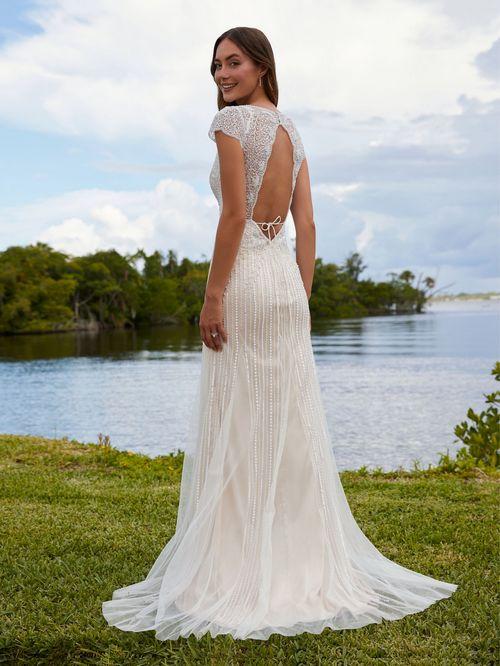 Adrainna Papell Platinum Destination Wedding Dress Style No. 40360 - Image 2