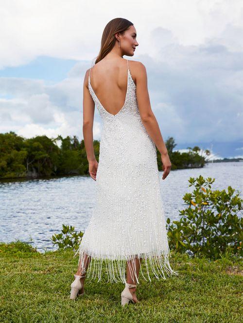 Adrainna Papell Platinum Destination Wedding Dress Style No. 40363 - Image 2