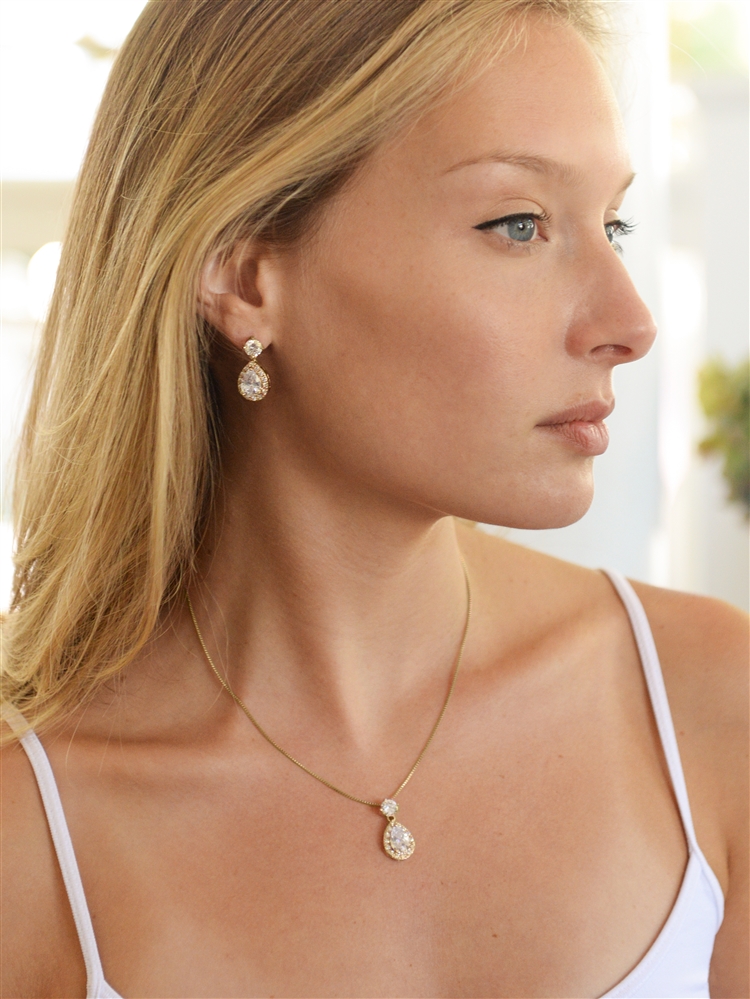 Necklace & Earrings Sets 4550S-G - Image 2