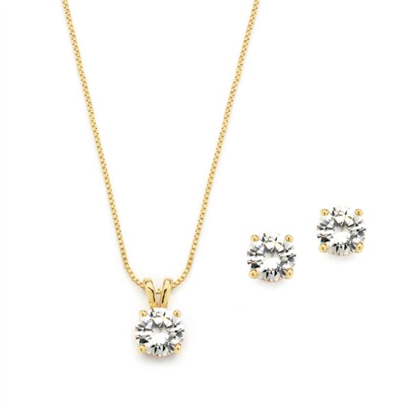 Necklace & Earrings Sets 2002S-EP-G - Image 2